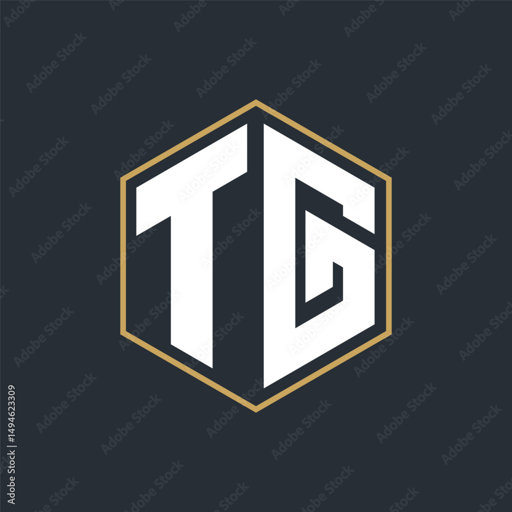 Modern Luxury Letter Monogram Logo with Polygon Frame Design
Modern Luxury Letter Monogram Logo with Polygon Frame Design