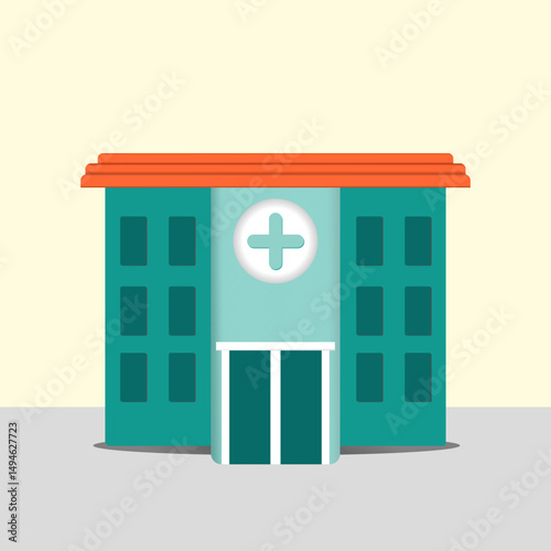 Hospital icon design vector illustration concept