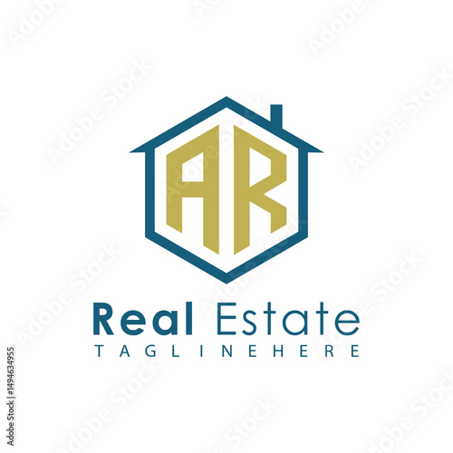Modern Real Estate Logo – House, Apartment, Building, Architecture, Construction, Property Investment, Corporate Branding Design
