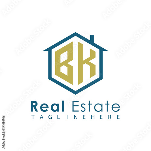Modern Real Estate Logo – House, Apartment, Building, Architecture, Construction, Property Investment, Corporate Branding Design
