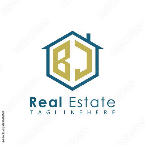 Modern Real Estate Logo – House, Apartment, Building, Architecture, Construction, Property Investment, Corporate Branding Design
