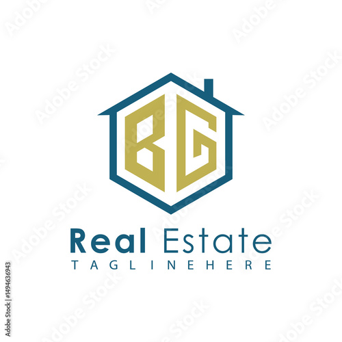 Modern Real Estate Logo – House, Apartment, Building, Architecture, Construction, Property Investment, Corporate Branding Design
