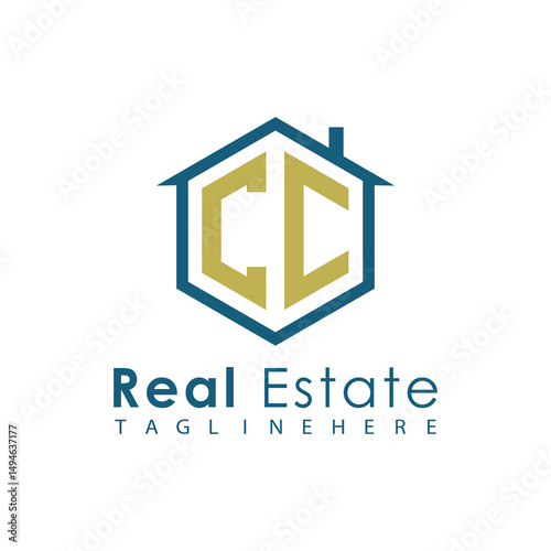 Modern Real Estate Logo – House, Apartment, Building, Architecture, Construction, Property Investment, Corporate Branding Design
