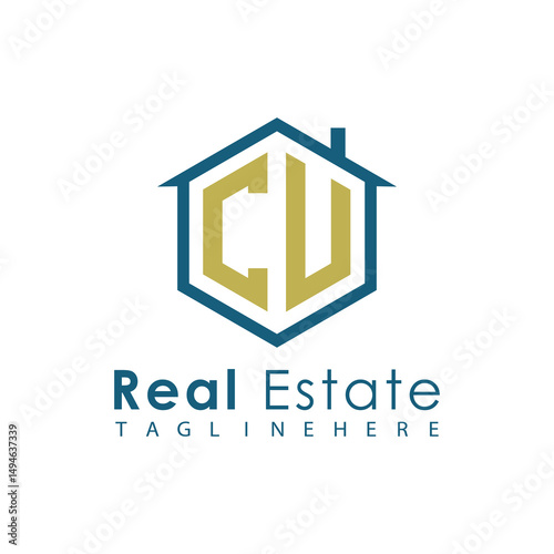 Modern Real Estate Logo – House, Apartment, Building, Architecture, Construction, Property Investment, Corporate Branding Design
