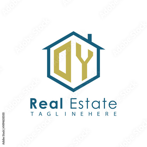 Modern Real Estate Logo – House, Apartment, Building, Architecture, Construction, Property Investment, Corporate Branding Design
