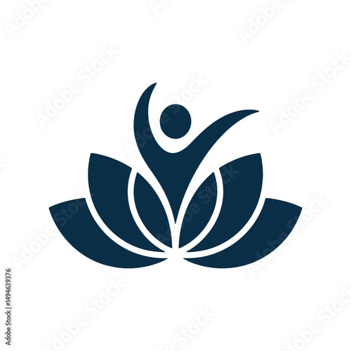 Wellness Logo Design Vector, Wellness Logo Design, Elegant and Modern Health and Lifestyle Branding