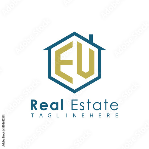 Modern Real Estate Logo – House, Apartment, Building, Architecture, Construction, Property Investment, Corporate Branding Design
