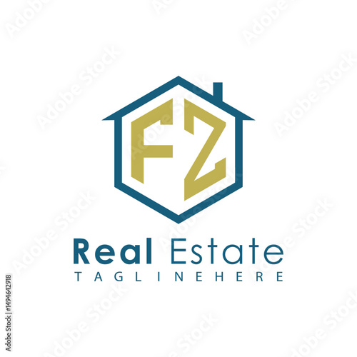 Modern Real Estate Logo – House, Apartment, Building, Architecture, Construction, Property Investment, Corporate Branding Design
