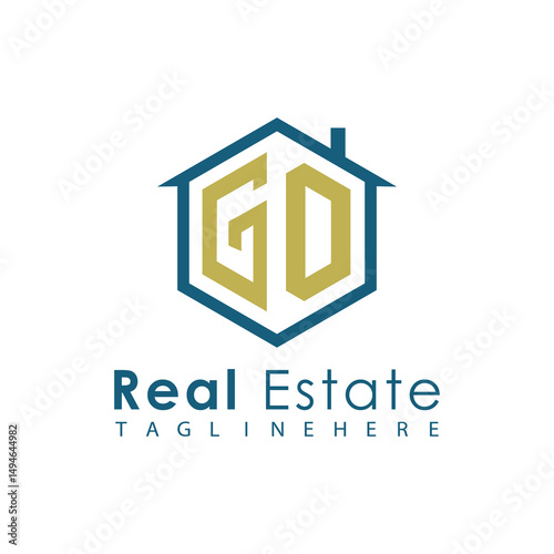 Modern Real Estate Logo – House, Apartment, Building, Architecture, Construction, Property Investment, Corporate Branding Design
