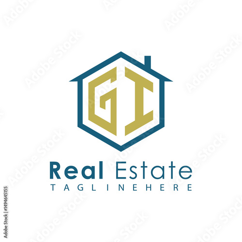 Modern Real Estate Logo – House, Apartment, Building, Architecture, Construction, Property Investment, Corporate Branding Design
