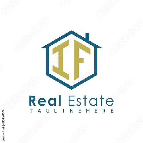 Modern Real Estate Logo – House, Apartment, Building, Architecture, Construction, Property Investment, Corporate Branding Design

