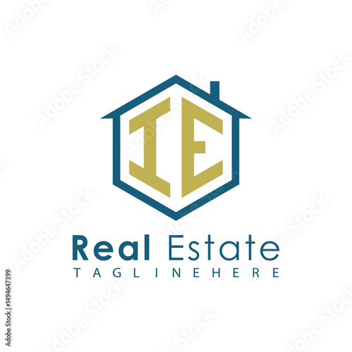 Modern Real Estate Logo – House, Apartment, Building, Architecture, Construction, Property Investment, Corporate Branding Design
