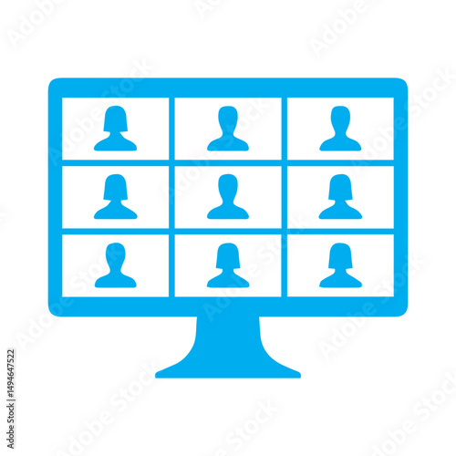 meeting zoom colored icon