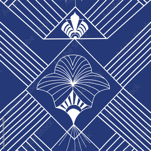 Art Deco, extravagant lifestyles of the Jazz Age, geometric and symmetrical patterns with bold curves or sleek lines, a modern twist
