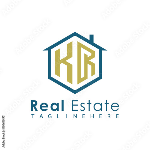 Modern Real Estate Logo – House, Apartment, Building, Architecture, Construction, Property Investment, Corporate Branding Design
