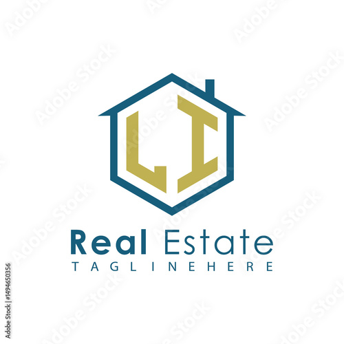 Modern Real Estate Logo – House, Apartment, Building, Architecture, Construction, Property Investment, Corporate Branding Design
