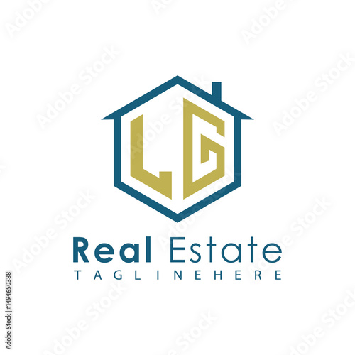 Modern Real Estate Logo – House, Apartment, Building, Architecture, Construction, Property Investment, Corporate Branding Design
