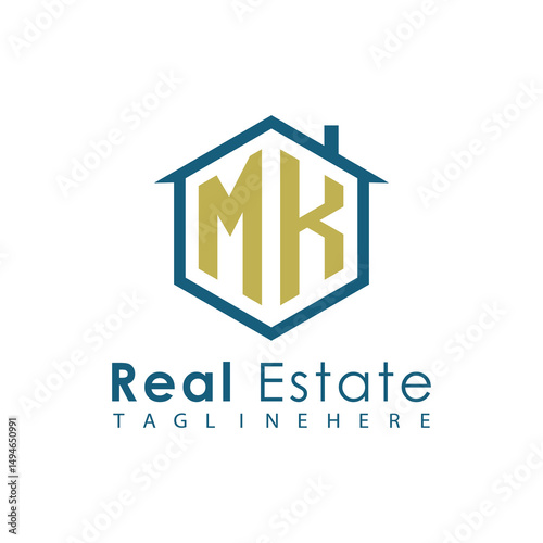 Modern Real Estate Logo – House, Apartment, Building, Architecture, Construction, Property Investment, Corporate Branding Design
