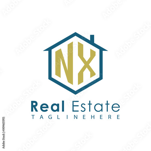 Modern Real Estate Logo – House, Apartment, Building, Architecture, Construction, Property Investment, Corporate Branding Design
