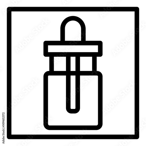 essential oil line icon