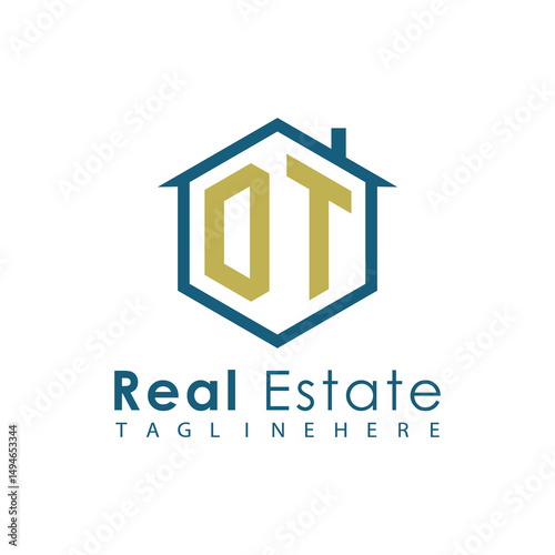 Modern Real Estate Logo – House, Apartment, Building, Architecture, Construction, Property Investment, Corporate Branding Design
