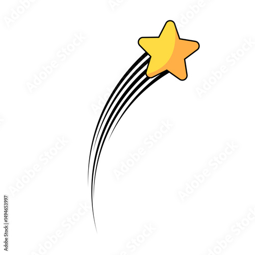 Star Shoot Comic Effect