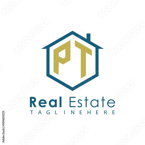Modern Real Estate Logo – House, Apartment, Building, Architecture, Construction, Property Investment, Corporate Branding Design
