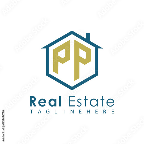 Modern Real Estate Logo – House, Apartment, Building, Architecture, Construction, Property Investment, Corporate Branding Design
