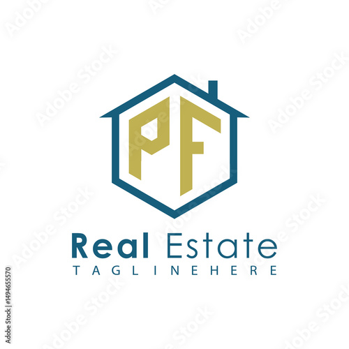 Modern Real Estate Logo – House, Apartment, Building, Architecture, Construction, Property Investment, Corporate Branding Design
