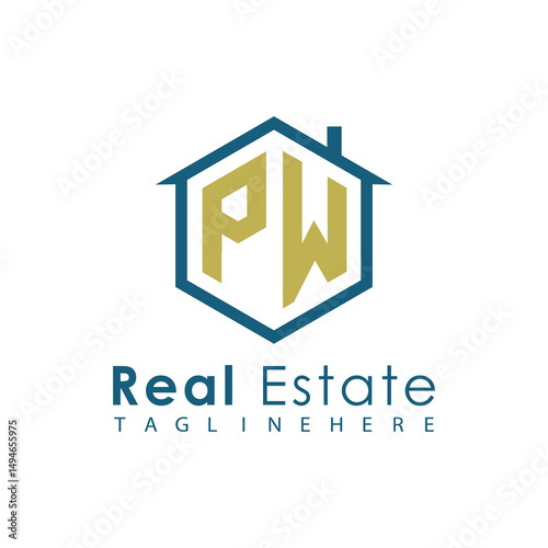 Modern Real Estate Logo – House, Apartment, Building, Architecture, Construction, Property Investment, Corporate Branding Design
