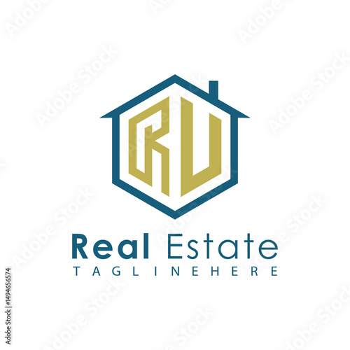 Modern Real Estate Logo – House, Apartment, Building, Architecture, Construction, Property Investment, Corporate Branding Design
