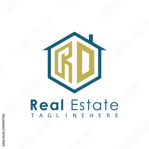 Modern Real Estate Logo – House, Apartment, Building, Architecture, Construction, Property Investment, Corporate Branding Design
