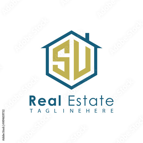 Modern Real Estate Logo – House, Apartment, Building, Architecture, Construction, Property Investment, Corporate Branding Design
