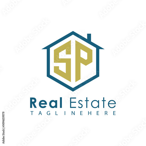 Modern Real Estate Logo – House, Apartment, Building, Architecture, Construction, Property Investment, Corporate Branding Design
