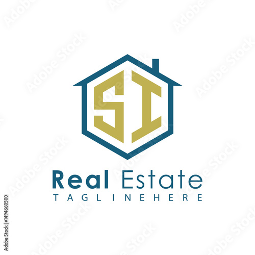 Modern Real Estate Logo – House, Apartment, Building, Architecture, Construction, Property Investment, Corporate Branding Design
