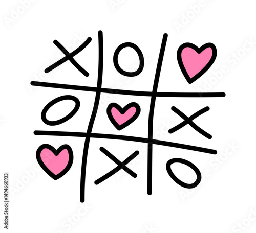 Tic Tac Toe mit Herzen