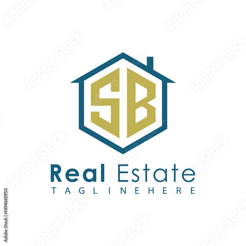 Modern Real Estate Logo – House, Apartment, Building, Architecture, Construction, Property Investment, Corporate Branding Design
