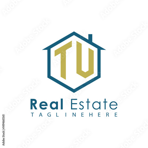 Modern Real Estate Logo – House, Apartment, Building, Architecture, Construction, Property Investment, Corporate Branding Design
