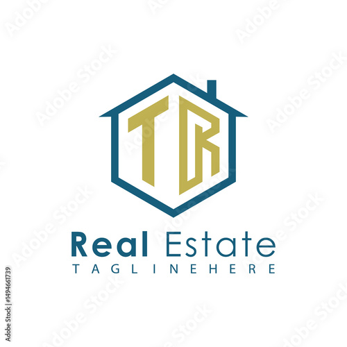 Modern Real Estate Logo – House, Apartment, Building, Architecture, Construction, Property Investment, Corporate Branding Design
