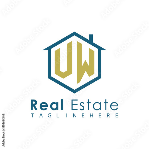 Modern Real Estate Logo – House, Apartment, Building, Architecture, Construction, Property Investment, Corporate Branding Design
