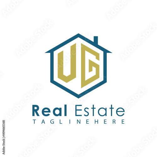 Modern Real Estate Logo – House, Apartment, Building, Architecture, Construction, Property Investment, Corporate Branding Design
