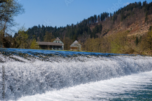 Photos Dam on the Sora River at Visoko in Slovenia