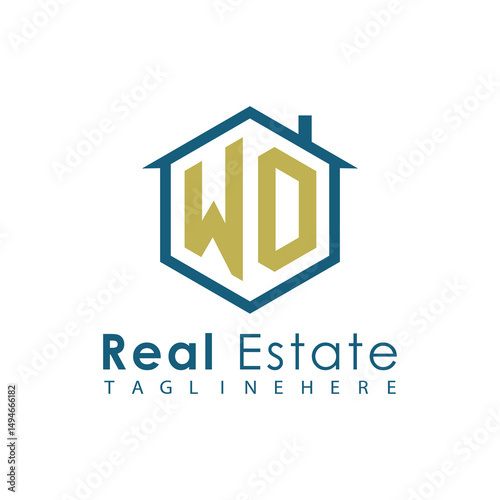 Modern Real Estate Logo – House, Apartment, Building, Architecture, Construction, Property Investment, Corporate Branding Design
