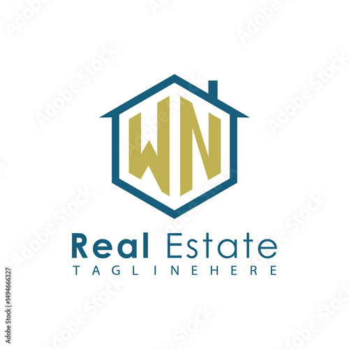 Modern Real Estate Logo – House, Apartment, Building, Architecture, Construction, Property Investment, Corporate Branding Design

