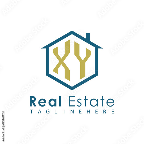 Modern Real Estate Logo – House, Apartment, Building, Architecture, Construction, Property Investment, Corporate Branding Design
