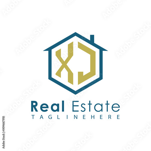 Modern Real Estate Logo – House, Apartment, Building, Architecture, Construction, Property Investment, Corporate Branding Design
