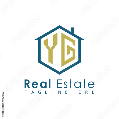 Modern Real Estate Logo – House, Apartment, Building, Architecture, Construction, Property Investment, Corporate Branding Design
