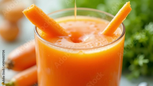 Pouring Homemade Orange Juice – Natural Light Food Close-Up