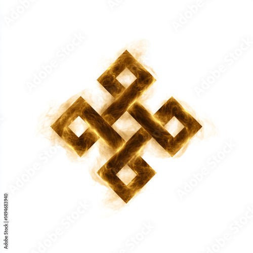 a cross made of squares on a white background