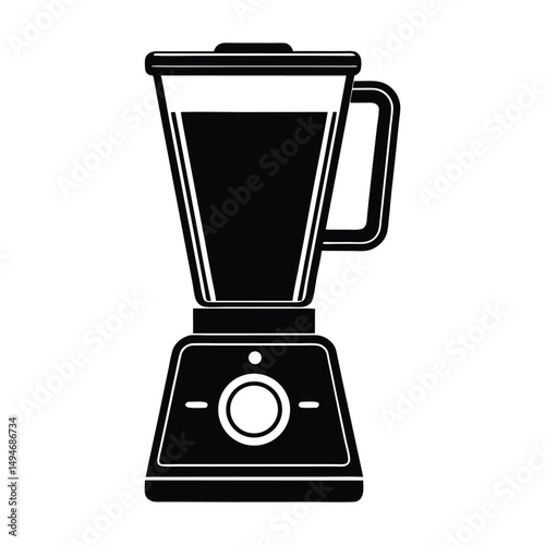 High-Quality Blender Illustration Perfect for Kitchen Appliances, Recipes, and Cooking Websites